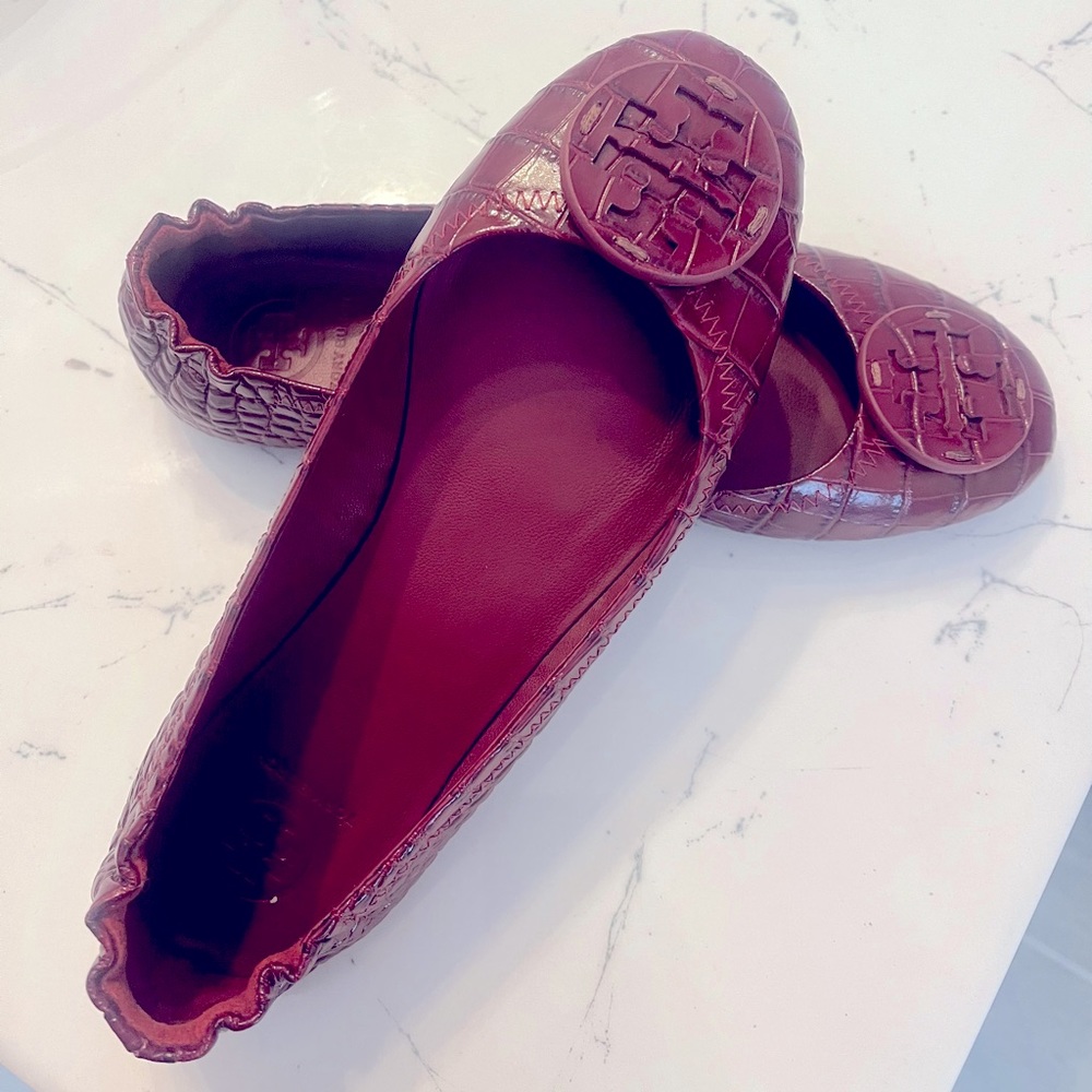 Tory Burch Miller Travel Ballet Flat, size 6.5